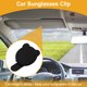 thumbnail image 2 of Clip para gafas de sol en el coche Unique Bargains con soporte magnético universal para parasol de gafas de sol para coche ante negro 10x6.1cm 1 Pcs, 2 of 7