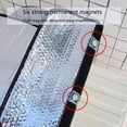 thumbnail image 3 of Magnetic cover for air conditioning outdoor unit, sun protection and rain protection, air conditioning sun protection, heat shield for all weather, 3 of 7