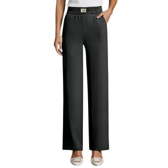 HyBrid & Company Women's Super Comfy Pull-On Pants - Ultra Stretch Twill With Full Elastic Waist