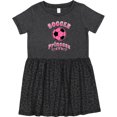thumbnail image 3 of Inktastic Soccer Princess Girls Toddler Dress, 3 of 5