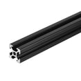 thumbnail image 1 of Unique Bargains 2020 T Slot Aluminum Extrusion 1220mm(48 Inch) Black for 3D Printer Laser Engraving Machine 1 Pcs, 1 of 6