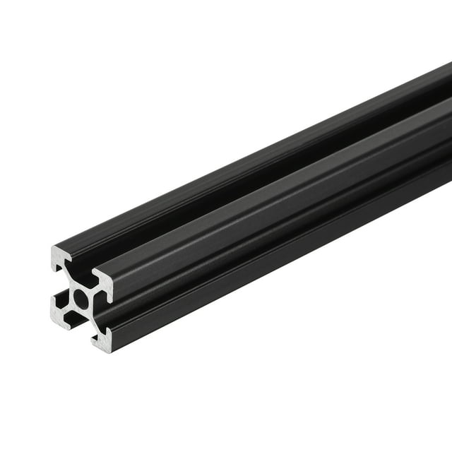 Unique Bargains 2020 T Slot Aluminum Extrusion 1220mm(48 Inch) Black for 3D Printer Laser Engraving Machine 1 Pcs