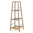 thumbnail image 2 of Costway Bamboo Tall Plant Stand Pot Holder Display Shelving Unit Indoor Outdoor Brown, 2 of 9