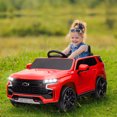 thumbnail image 3 of UBesGoo Licensed Chevrolet Tahoe 12V Kids Ride on Car, Battery Powered Electric Ride on Car Toys with Remote Control, Light, Red, 3 of 9
