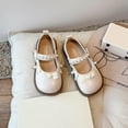 thumbnail image 5 of hengsof Sweet Bow Pearl Flat Shoes for Girls Soft Sole Comfortable Casual Dress Shoes Solid Color Stylish Versatile Flat Shoes, 5 of 8
