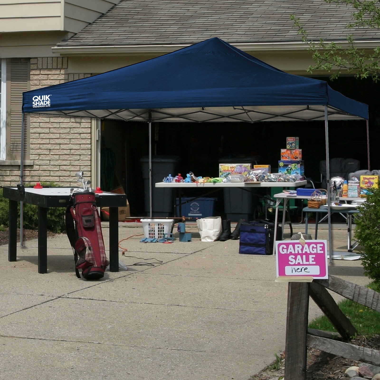 Quik Shade Weekender Elite 10 X 10 Ft. Slant Leg Canopy In Twilight Blue