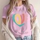 thumbnail image 2 of Camisetas de Manga Corta para Mujeres, Camiseta de Cuello Redondo Impresa de Moda, Primavera Y Verano Casual, 2 of 8