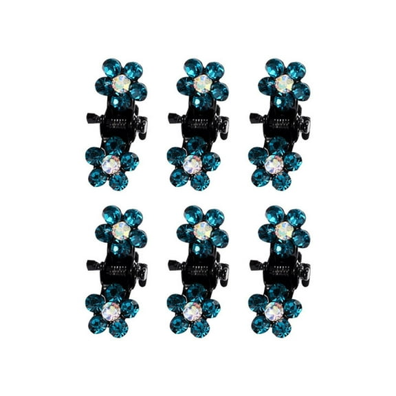VerPetridure Rhinestone Side Clip Small Hair Clip Hair Claw Sim-ple Bangs Clip Top Clip Hair