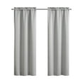 thumbnail image 2 of Mainstays Blackout Curtain Panel Pair, Set of 2, Gray Dawn, 30"W x 63"L, 2 of 7