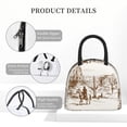 thumbnail image 5 of Defioc Western Desert Cowboys Print LunchBag for Women and Men - Leakproof Cooler Tote Bag Organizer - Reusable Lunch Box for Office/Picnic/Hiking/Beach, 5 of 6