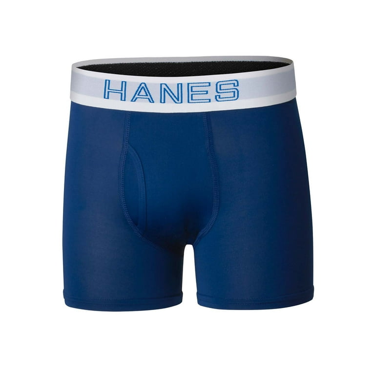 Hanes Boys' 5-Pack Longer Length Boxer Briefs
