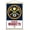 Premium Print and Beechwood Hanger Bundle, variant on NBA Denver Nuggets - Logo 21 Wall Poster, 22.375" x 34"