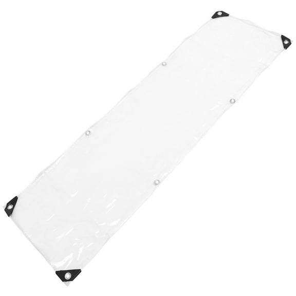 LEDMOMO Camping Tarp Tent Tarp Transparent PVC 1 Set