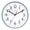 Gray Blue, variant on La Crosse Clock 10 inch Basics Analog Quartz Black Wall Clock, 404-3025B