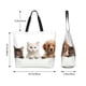thumbnail image 5 of Fotbe Cute Kittens And Puppy Bolsa Tote Estética de Lona con Estampado para Mujer - Bolsa Reutilizable de Hombro Casual para Vacaciones, Compras, Trabajo y Gimnasio, 5 of 8