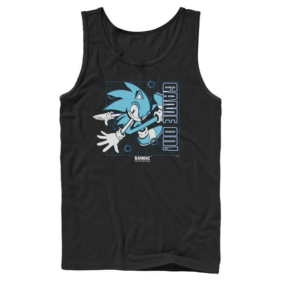 Mens Sonic the Hedgehog Game On Pose Tank Top