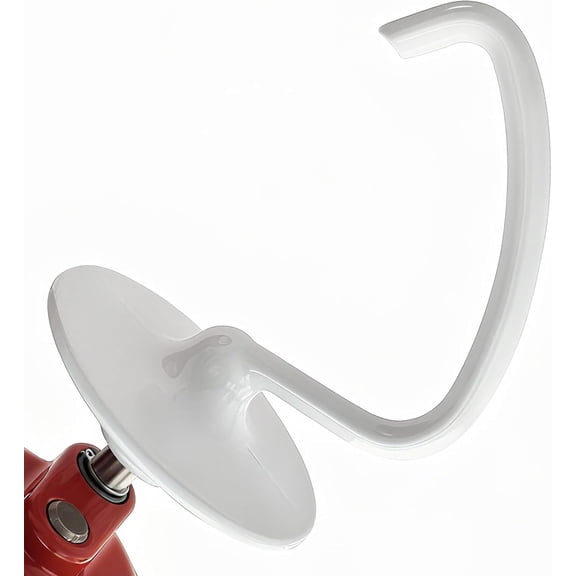 K45DH Dough Hook for KitchenAid 4.5–5 Quart Tilt-Head Stand Mixers, Coated C-Shaped Bread Hook Attachment, Replacement for K45 K45SS KSM90 KSM150, Kneads Pizza & Yeast Dough