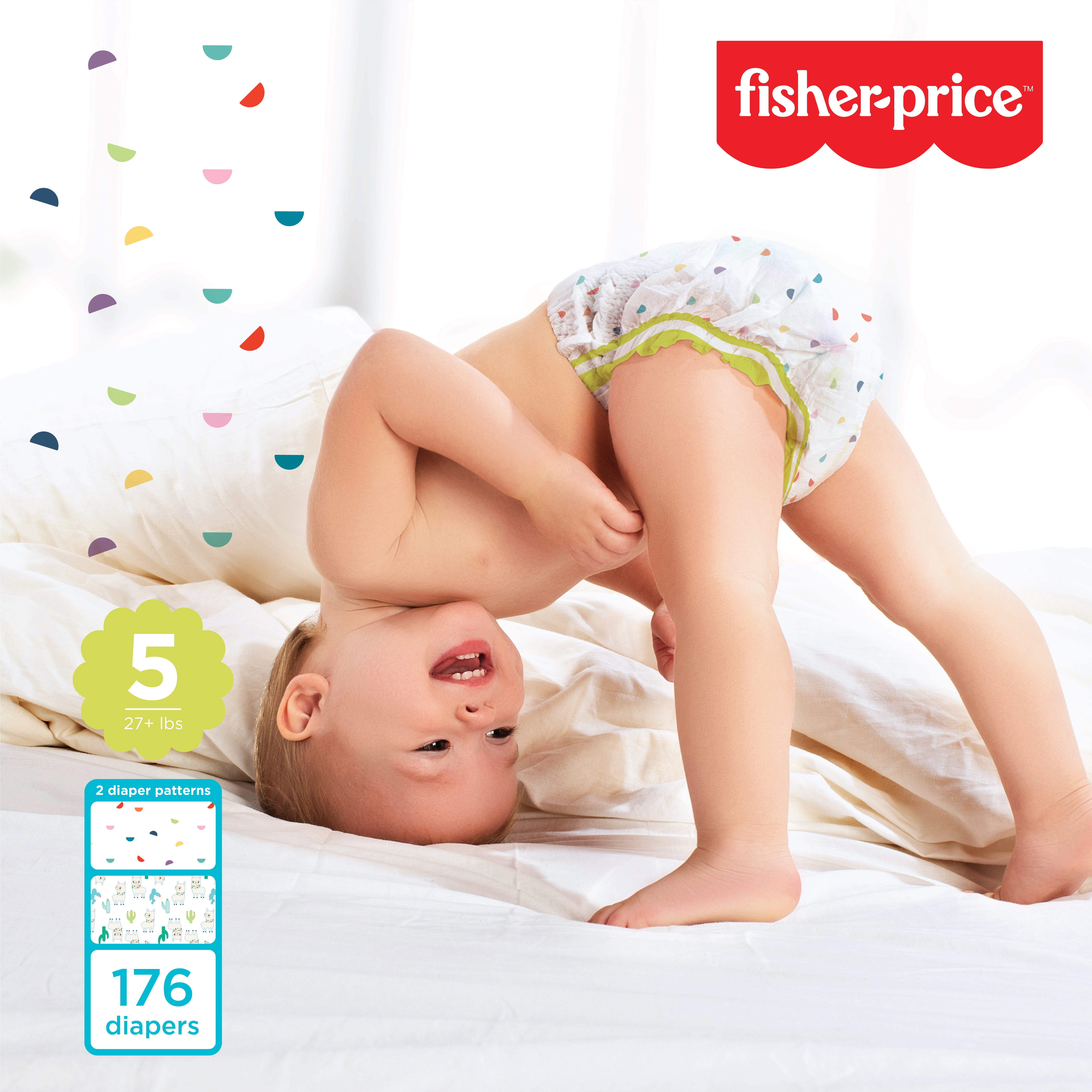 Fisher-Price Size 5 Diapers 176 ct