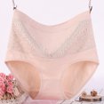 thumbnail image 2 of Kaemgyyd Womens Lace Trim Briefs Plus Size Cotton Underwear High Waisted Stretch Soft Panties Underpants, 2 of 5