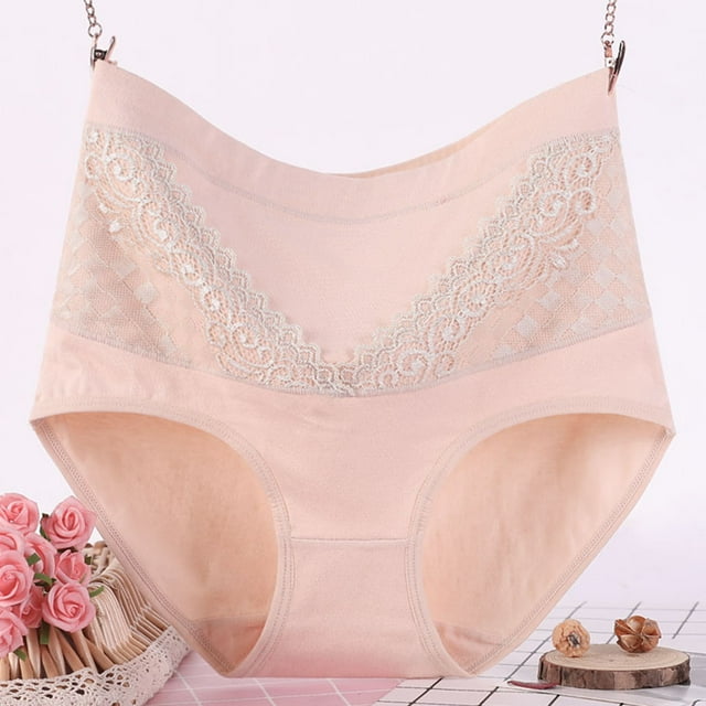 Puntoco Ropa interior para mujer, bragas de cintura alta, suaves y transpirables, bragas elásticas, bragas sin costuras para mujer