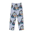 thumbnail image 4 of Goofa Police Car Printed Soft Pajama Pants for Men, Wide Leg Comfy Casual Lounge Yoga Pants-Medium, 4 of 9