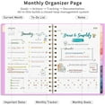 thumbnail image 2 of JUOJUOMHQ 2026-2027 Monthly Planner Medium Size 5.7" x 8.3" Agenda Calendar, 2 of 17