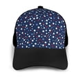 thumbnail image 3 of Yiaed Colorful Stars Print Baseball Cap Dad Hat Polo Style Plain Blank Adjustable Size, 3 of 5