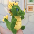 thumbnail image 4 of Jiaroswwei Year of 2024 Cartoon Dragon Plush Doll Toy Chinese Dragon Zodiac Mascot Doll Keychain Stuffed Animal Doll Pendant Festival Decoration New Year Gift, 4 of 7