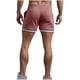thumbnail image 3 of Cordón Atlético de Color Sólido para Hombre con Bolsillos, Pantalones Cortos Deportivos Casuales Elásticos para Hombres, 3 of 3