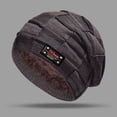 thumbnail image 2 of MEICHEN Beanie for Men, Winter Hats for Guys Cool Mens Lined Knit Warm Thick Skully Stocking Binie Hat, Fall Winter Fashion Accessories, 2 of 6