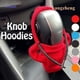 thumbnail image 2 of kangzheng Creative Hoodie Gear Shift Knob Cubierta Moda Interior Del Coche Manija Cubiertas De Cambios Decoración Accesorios, 2 of 4