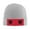Gray, variant on Albania Flag Winter Beanie Hats for Men Women Warm Cozy Knitted Cuffed Skull Cap Red