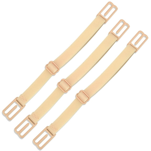 RAZOR Bra Strap Clips Holder Women’s (Beige - 3 Pack)