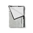 thumbnail image 2 of Baseball Soft Flannel Fleece Blanket, Hitter in Field Graphic Distressed Backdrop Fast as You Can Image Baseball Themed, Cozy Plush for Indoor and Outdoor Use, 50" x 60", Black White, by Ambesonne, 2 of 5
