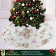 thumbnail image 6 of FMSHPON Rabbit Eggs Basket Xmas Christmas Tree Skirt Stand Mat for Holiday Party Decoration Indoor Outdoor 36 inches, 6 of 6