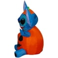 thumbnail image 3 of Gemmy Airblown Inflatable Stitch as Pumpkin Disney, 3 ft Tall, Multicolored, 3 of 5