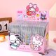 thumbnail image 4 of Sanrio-bolígrafos de Gel para niños, 12-24 piezas, Kuromi Melody, Cinnamoroll, Pochacco, papelería para estudiantes, escritura, herramienta de examen escolar, 0,5, 4 of 4