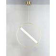 thumbnail image 4 of Et2 E23273-93 Flare 12" Wide Led Pendant - Gold, 4 of 4