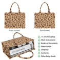 thumbnail image 2 of Large Capacity Tote Bag,Leopard Pattern Handbag Fashion Luxury Tote Bag,15.7"x13"x 5.1" Inches,Laptop Compatible, 2 of 6
