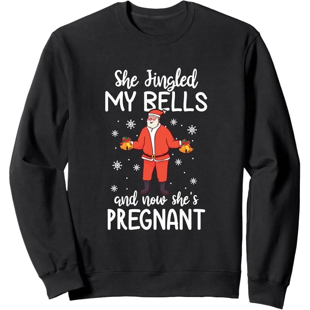 She Jingled My Bells - Sudadera divertida de Navidad para hombre