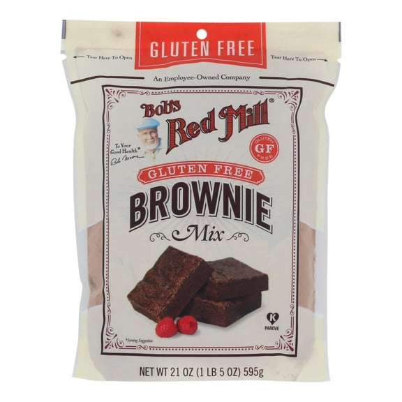 (4 Pack)Bob's Red Mill Gluten-Free Brownie Mix, 21 Oz