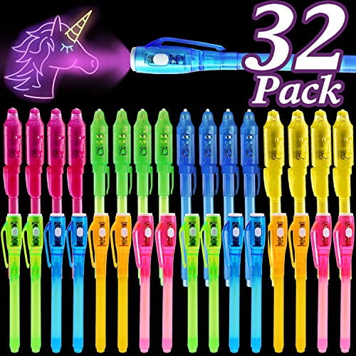 20 pcs Invisible Ink Spy Pen Built in UV Light Magic Marker Secret wholesale 