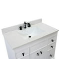 thumbnail image 2 of BELLATERRA HOME LLC 39 in. Single Sink Vanity in White finish with Engineered Quartz Top, 2 of 19
