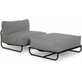 thumbnail image 1 of Outdoor Cloud Sofa – Metal Frame Patio Set with Ottoman – All-Weather Cushioned Lounge Chair – Garden, Balcony & Backyard, 1 of 4