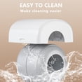 thumbnail image 4 of Self Cleaning Cat Litter Box/Automatic Kitty Litter boxes Less Smell/Large Wastes Bin Capacity No Scooping/Anti Pinch/Smart App Monitoring/Garbage Bag,White, 4 of 7