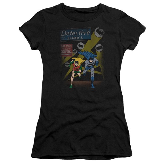 Batman - Dynamic Duo - Juniors Teen Girls Cap Sleeve Shirt - Small