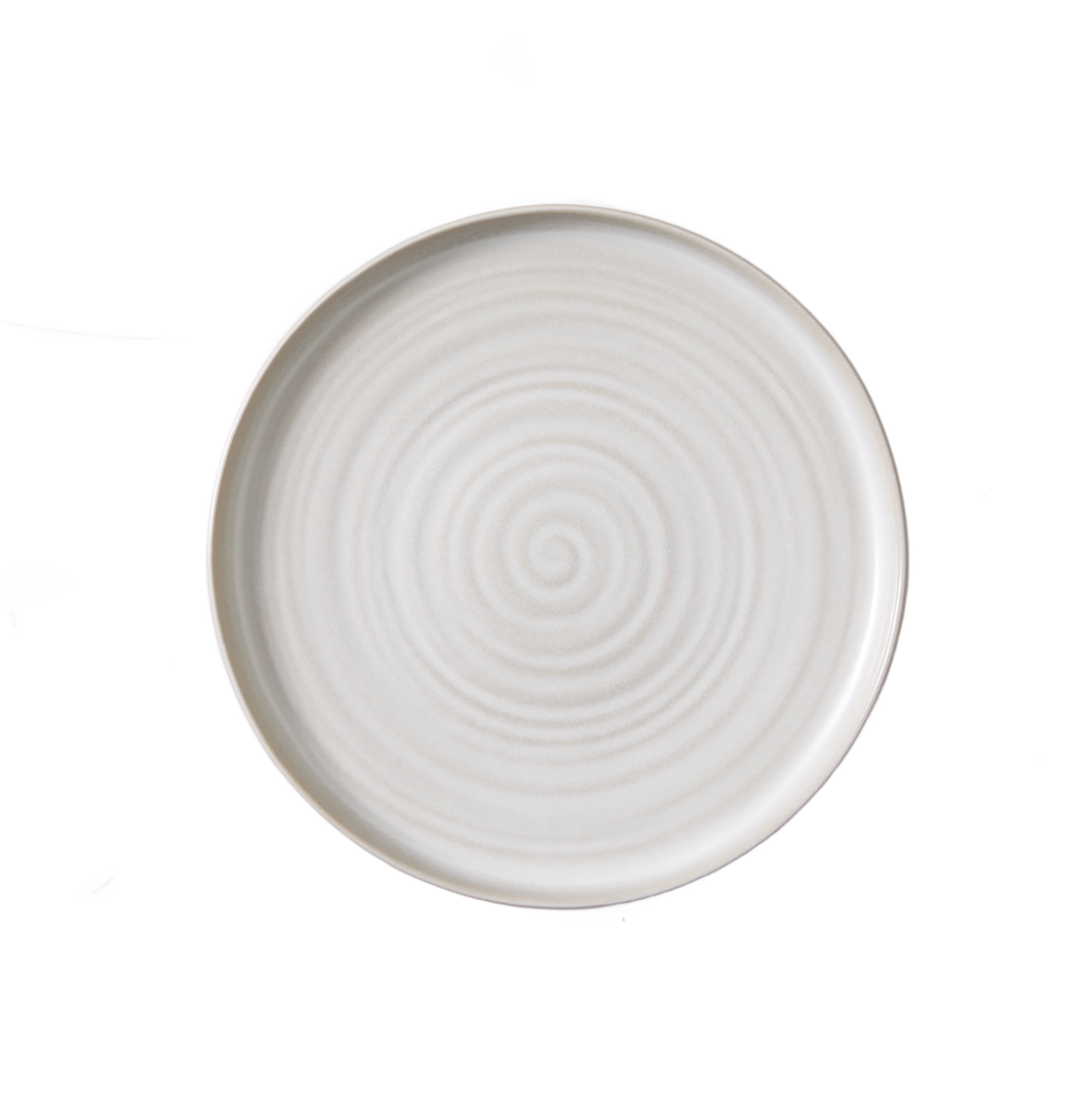 (2 pack) Better Homes & Gardens Collins Collection Cream Stoneware Round 10.4" Dinner Plate