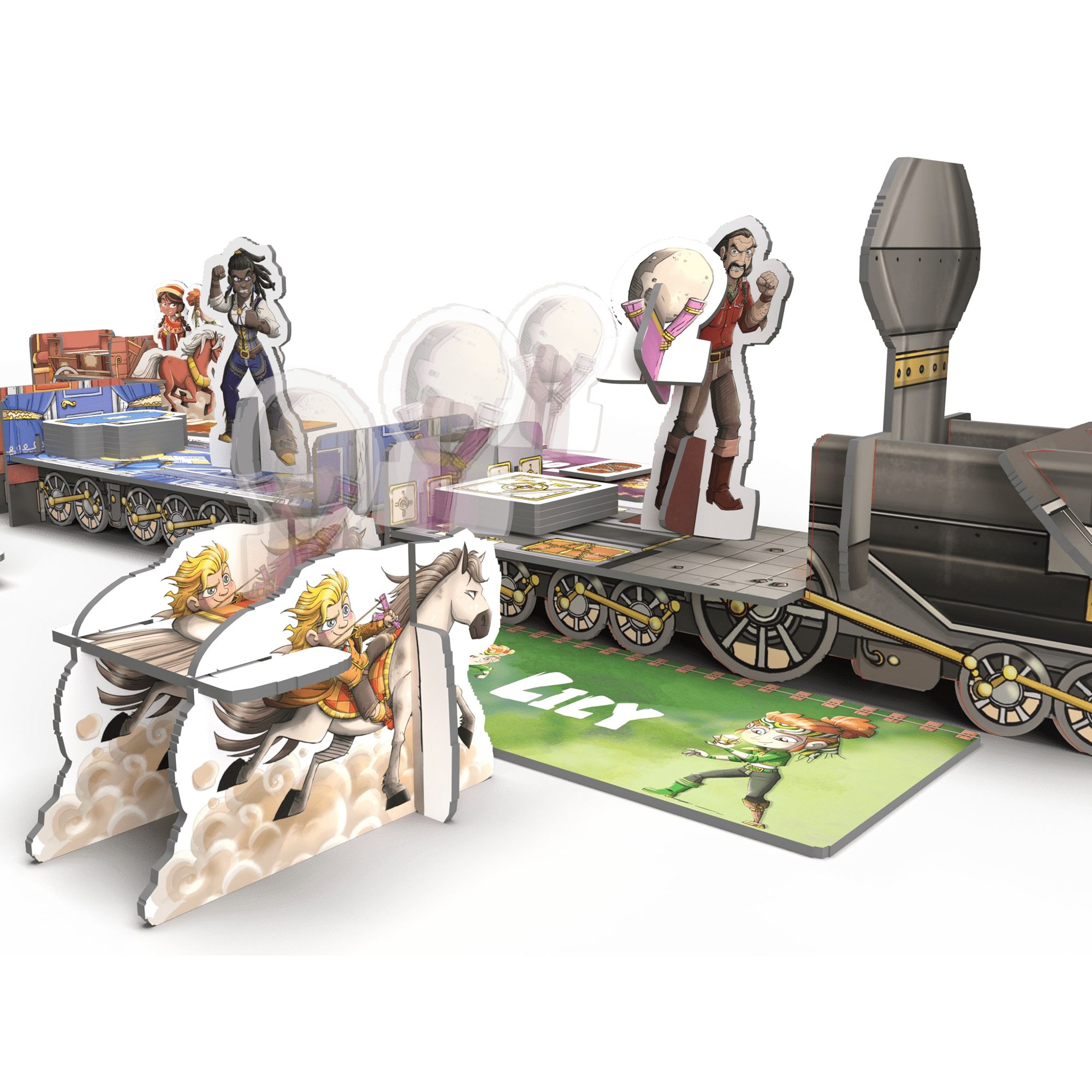 Kids Express Cooperative Board Game, 1-4 Players