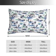 thumbnail image 2 of Kdxio Cotton Pillow Cases 14"x20" Pillowcases,Soft and Breathable Bedroom Pillow Cases-Hawaii Palms, 2 of 8