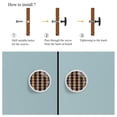 thumbnail image 4 of 4 Pcs American Flag Stars Knobs for Kitchen Cabinet Cupboard Dresser Bookcase Drawer Pulls Handles Round Home Decor, 4 of 5